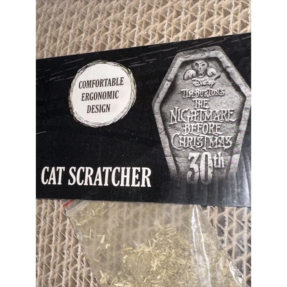 Nightmare Before Christmas Halloween Corrugate Wave Cat Scratcher NEW